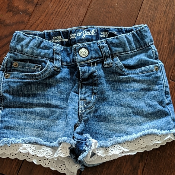 Toddler Denim Blue Shorts Set Of 3 H&M, Carters,Cat & Jack - Picture 4 of 5